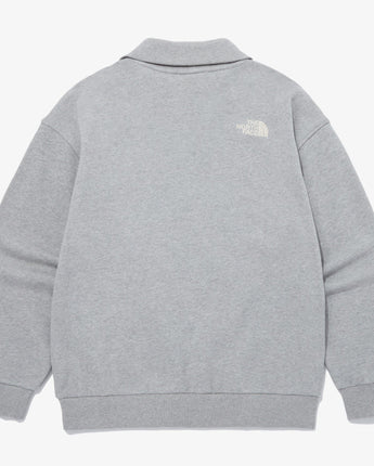 [The North Face] ESSENTIAL HALF ZIP SWEATSHIRTS _ MELANGE_GREY(NM5MQ04C) 新商品 - コクモト KOCUMOTO