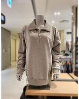 [The North Face] ESSENTIAL HALF ZIP SWEATSHIRTS _ MELANGE_GREY(NM5MQ04C) 新商品 - コクモト KOCUMOTO