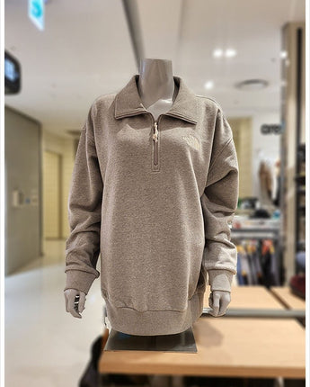 [The North Face] ESSENTIAL HALF ZIP SWEATSHIRTS _ MELANGE_GREY(NM5MQ04C) 新商品 - コクモト KOCUMOTO