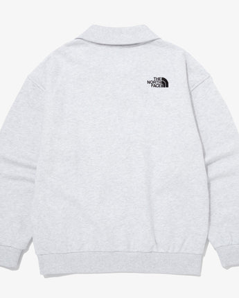 [The North Face] ESSENTIAL HALF ZIP SWEATSHIRTS _ STONE_GRAY(NM5MQ04A) 新商品 - コクモト KOCUMOTO