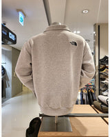 [The North Face] ESSENTIAL HALF ZIP SWEATSHIRTS _ STONE_GRAY(NM5MQ04A) 新商品 - コクモト KOCUMOTO