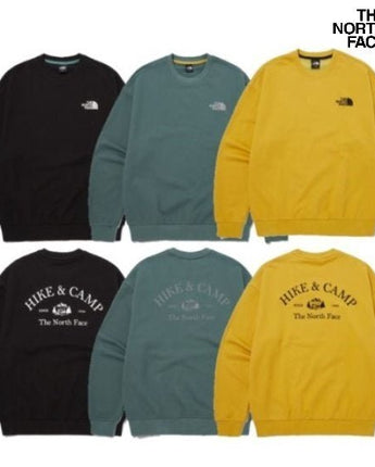 [The North Face] HIKE AND CAMP SWEATSHIRTS_3色 (NM5MP53) 新商品 男女共用 - コクモト KOCUMOTO