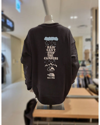 [The North Face] Mens CAMP EVERYDAY SWEATSHIRTS _ BLACK(NM5MQ01A) 新商品 - コクモト KOCUMOTO