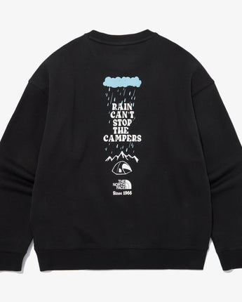 [The North Face] Mens CAMP EVERYDAY SWEATSHIRTS _ BLACK(NM5MQ01A) 新商品 - コクモト KOCUMOTO