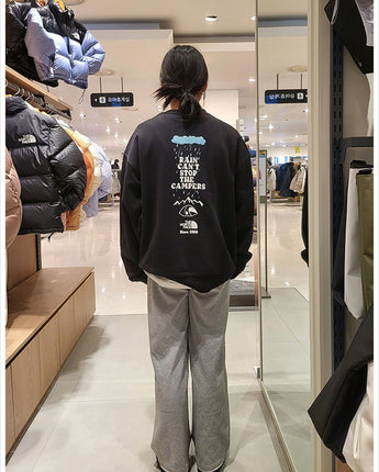 [The North Face] Mens CAMP EVERYDAY SWEATSHIRTS _ BLACK(NM5MQ01A) 新商品 - コクモト KOCUMOTO