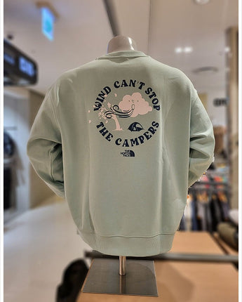 [The North Face] Mens CAMP EVERYDAY SWEATSHIRTS _ MINT(NM5MQ01D) 新商品 - コクモト KOCUMOTO