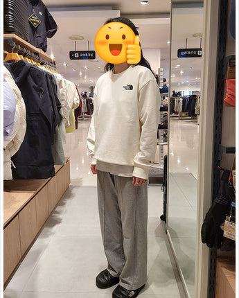 [THE NORTH FACE] MENS ESSENTIAL SWEATSHIRTS _ CREAM(NM5MQ00C) 新商品 男女共用 - コクモト KOCUMOTO