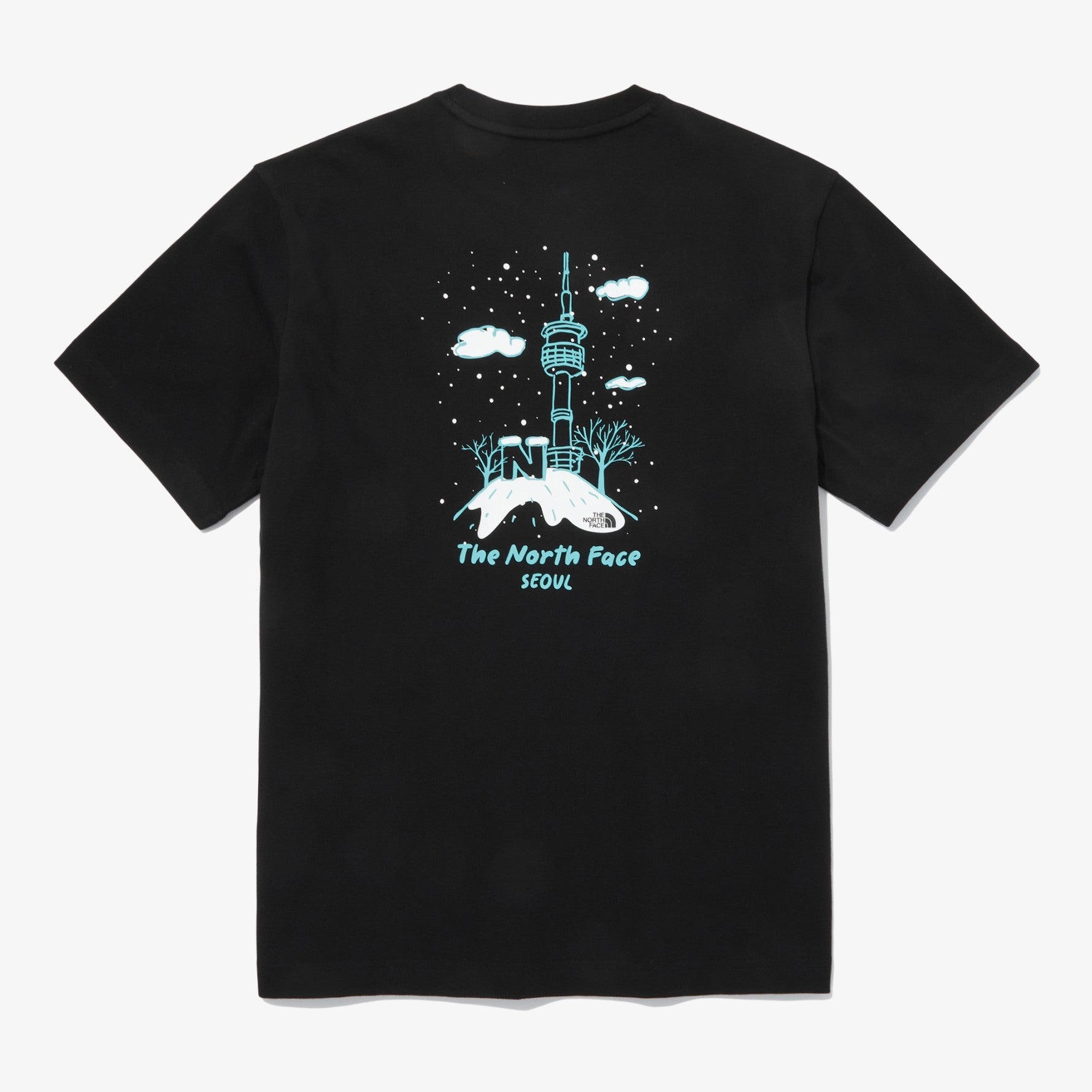 [THE NORTH FACE] MENS SEOUL FOUR SEASONS S/S R/TEE _ BLACK(NT7UQ26D) 新商品 限定販売 - コクモト KOCUMOTO