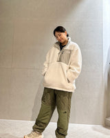 [THE NORTH FACE] PLAY GREEN RVS FLEECE ANORAK_ IVORY (NJ4FP56B) - コクモト KOCUMOTO