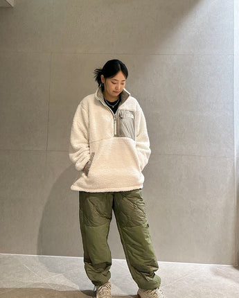 [THE NORTH FACE] PLAY GREEN RVS FLEECE ANORAK_ IVORY (NJ4FP56B) - コクモト KOCUMOTO