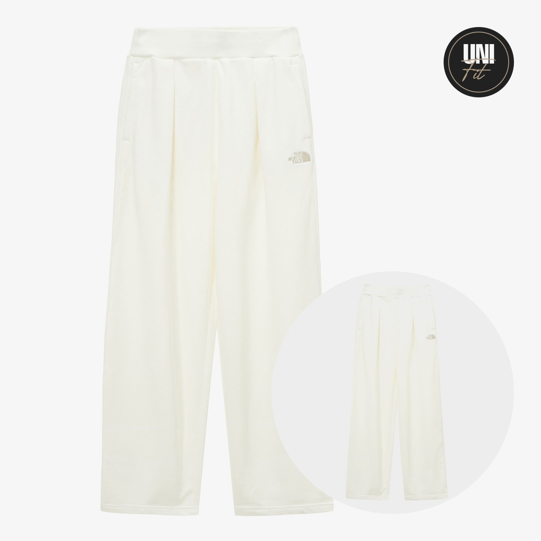 [THE NORTH FACE] STRAIGHT SWEATPANTS _ CREAM (NP6KP52L) 男女共用 - コクモト KOCUMOTO