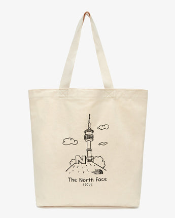 [THE NORTH FACE] TNF COTTON TOTE SEOUL _ CREAM(NN2PQ24D) 新商品 eco bag - コクモト KOCUMOTO