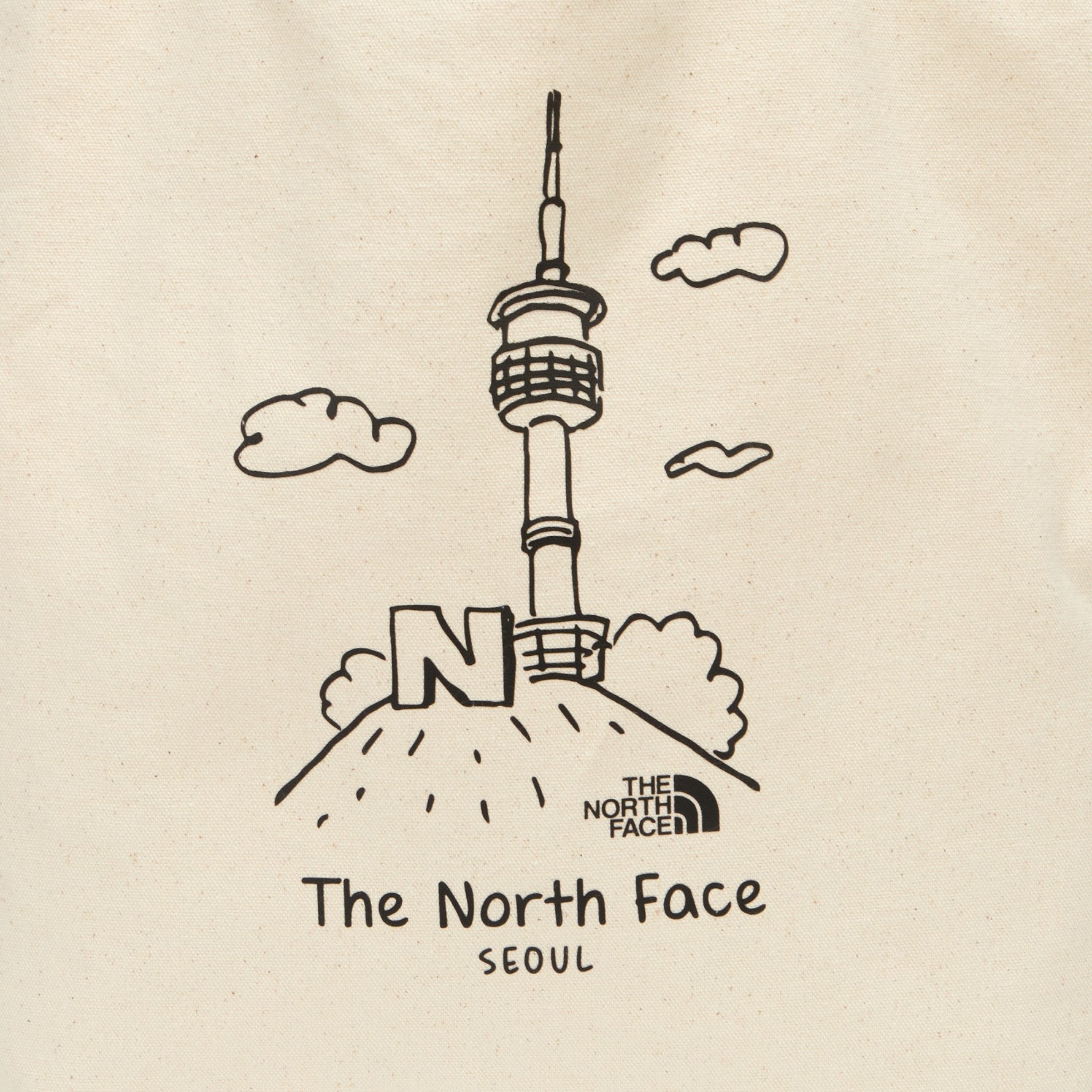 [THE NORTH FACE] TNF COTTON TOTE SEOUL _ CREAM(NN2PQ24D) 新商品 eco bag - コクモト KOCUMOTO