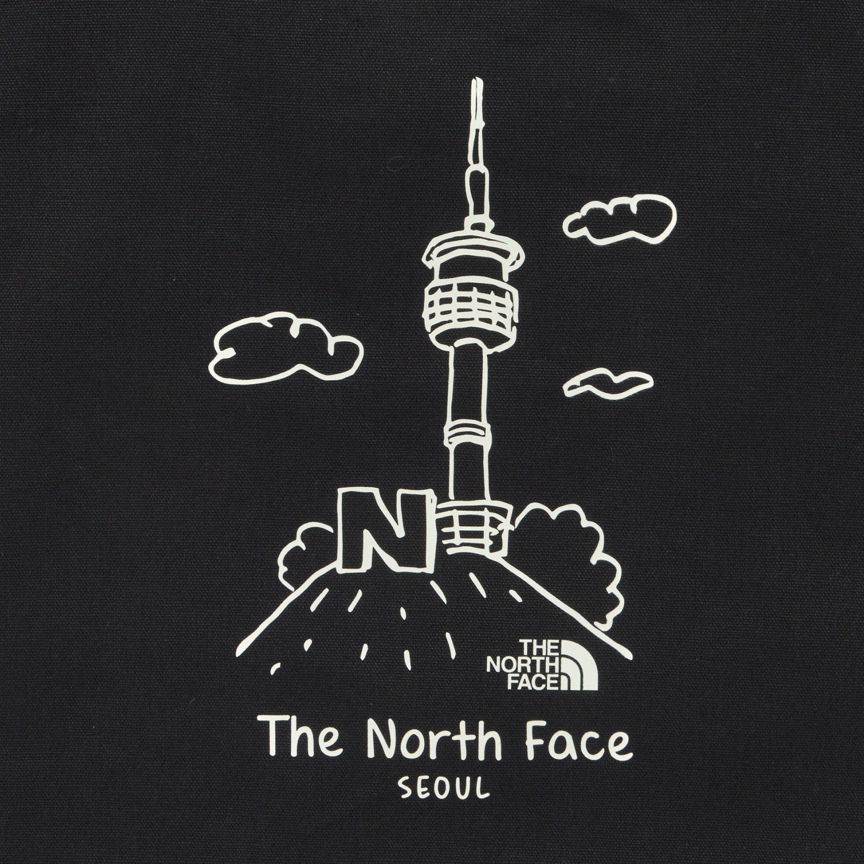 [THE NORTH FACE] TNF COTTON TOTE SEOUL _ JET_BLACK(NN2PQ24B) 新商品 eco bag - コクモト KOCUMOTO