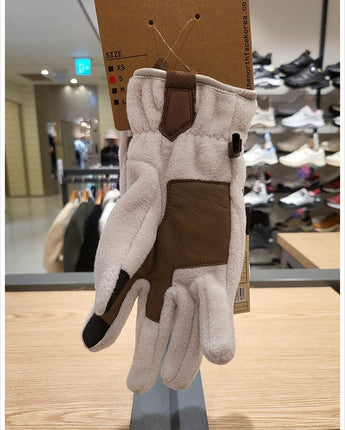 [THE NORTH FACE] UNI FLEECE GLOVE _ WHITE_SAND (NJ3GP55B) 防寒用品 タッチグローブ - コクモト KOCUMOTO