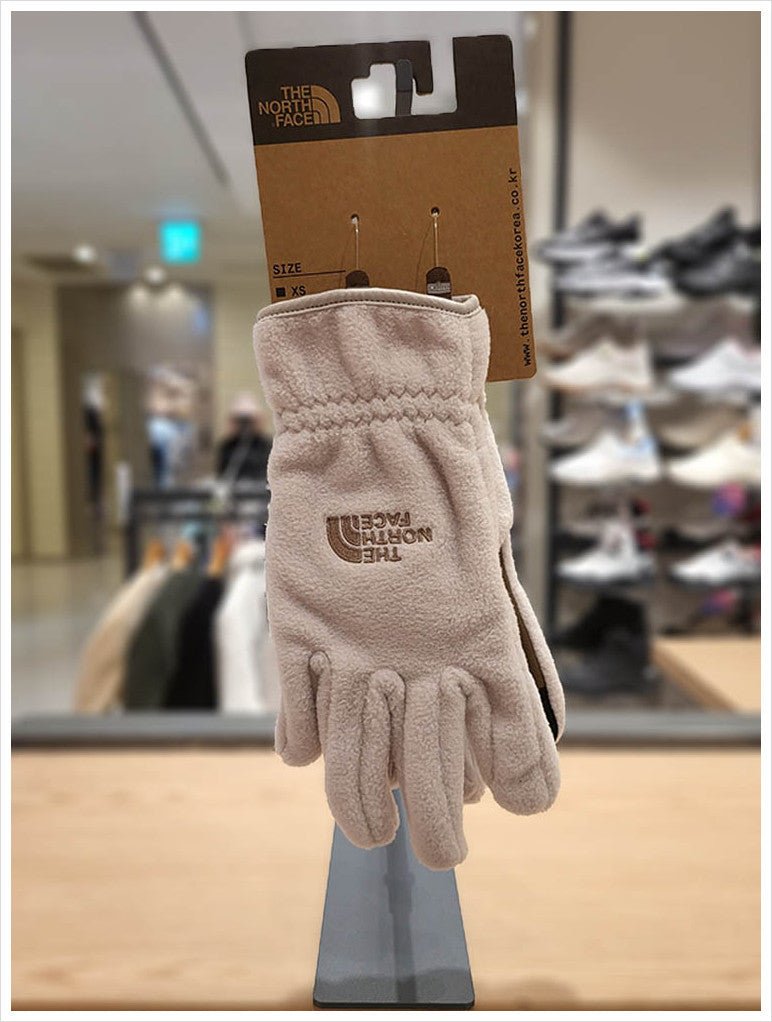 [THE NORTH FACE] UNI FLEECE GLOVE _ WHITE_SAND (NJ3GP55B) 防寒用品 タッチグローブ - コクモト KOCUMOTO