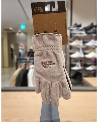 [THE NORTH FACE] UNI FLEECE GLOVE _ WHITE_SAND (NJ3GP55B) 防寒用品 タッチグローブ - コクモト KOCUMOTO