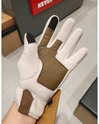 [THE NORTH FACE] UNI FLEECE GLOVE _ WHITE_SAND (NJ3GP55B) 防寒用品 タッチグローブ - コクモト KOCUMOTO