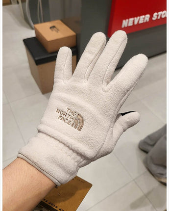 [THE NORTH FACE] UNI FLEECE GLOVE _ WHITE_SAND (NJ3GP55B) 防寒用品 タッチグローブ - コクモト KOCUMOTO