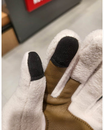 [THE NORTH FACE] UNI FLEECE GLOVE _ WHITE_SAND (NJ3GP55B) 防寒用品 タッチグローブ - コクモト KOCUMOTO