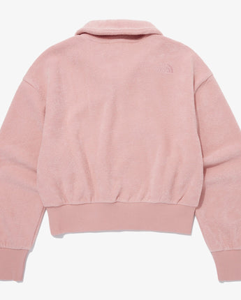 [The North Face] WomenS TERRY HALF ZIP SWEATSHIRTS _ LIGHT_PINK(NM5MQ30L) 新商品 - コクモト KOCUMOTO