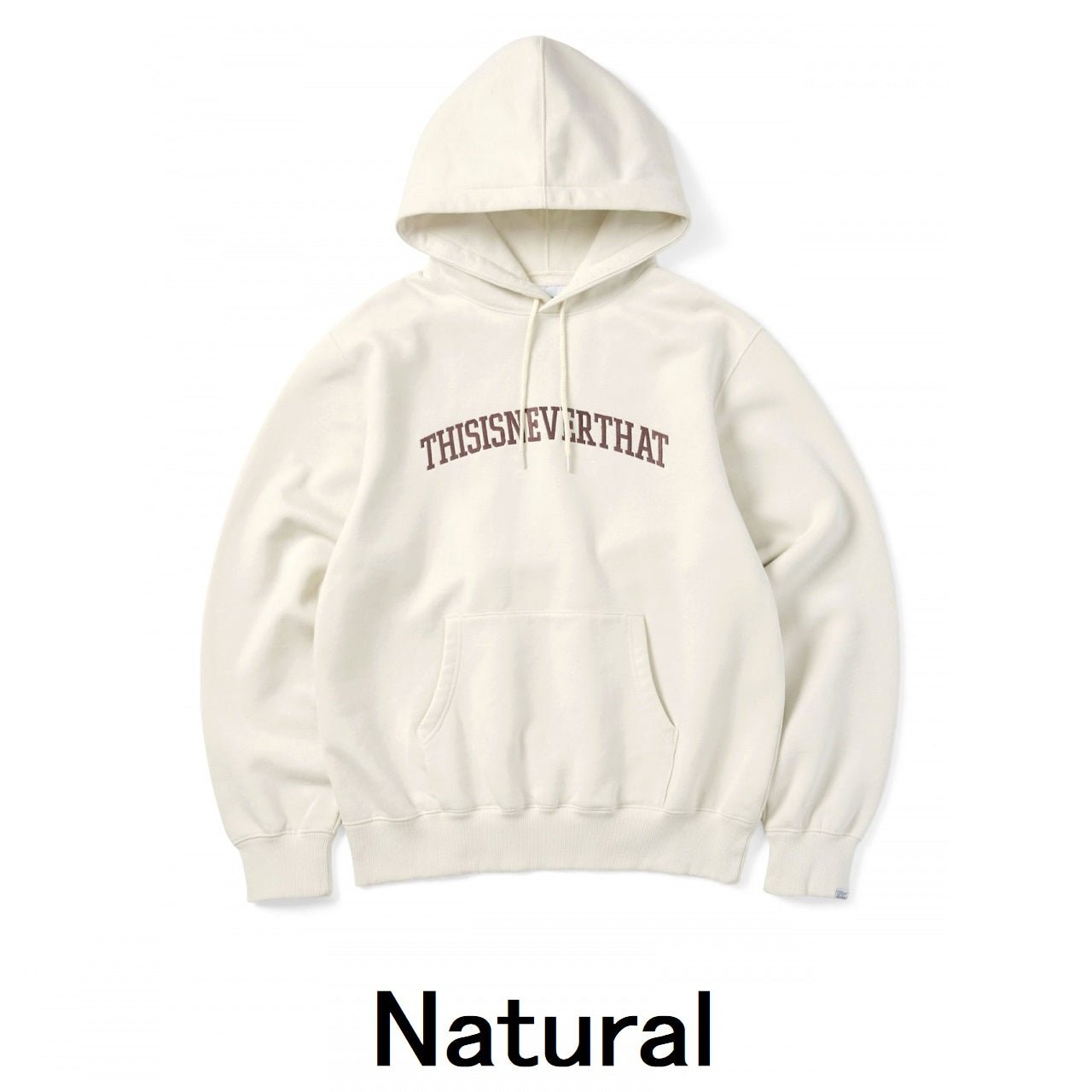 [THISISISNEVERTHAT] ディスイズネバーザット Arch-Logo Hoodie (Natural) - コクモト KOCUMOTO