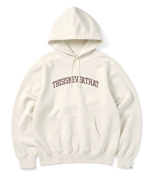 [THISISISNEVERTHAT] ディスイズネバーザット Arch-Logo Hoodie (Natural) - コクモト KOCUMOTO