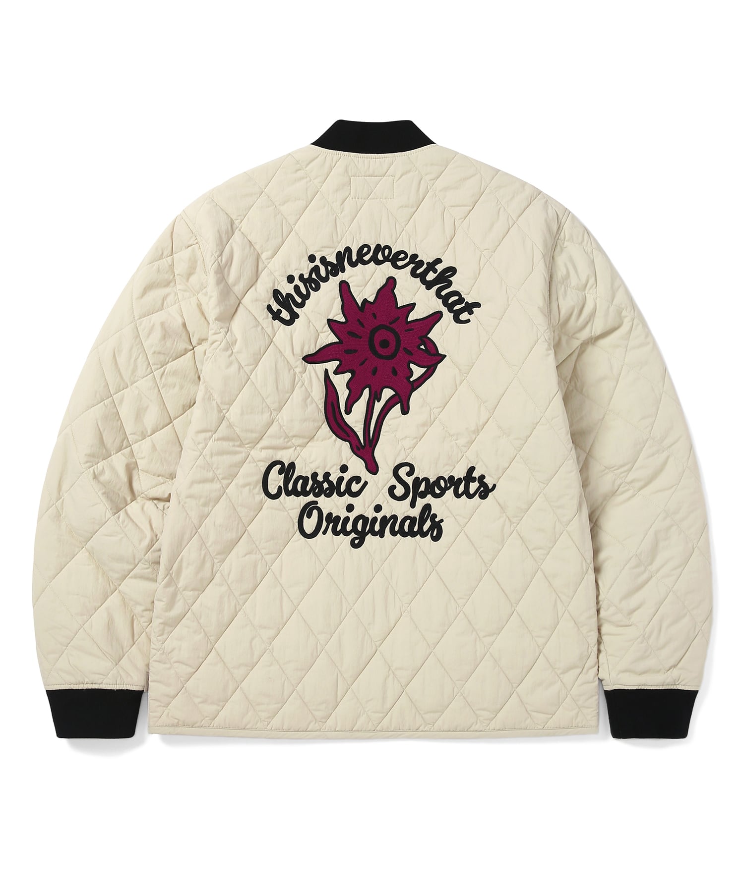 [THISISNEVERTHAT] 23F/W Edelweiss Quilted Jakcet Stone - コクモト KOCUMOTO