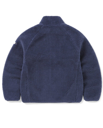 [THISISNEVERTHAT] 23F/W Knit Paneled Fleece Jacket Purple - コクモト KOCUMOTO