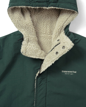 [THISISNEVERTHAT] 23F/W Reversible Sherpa Jacket Green - コクモト KOCUMOTO