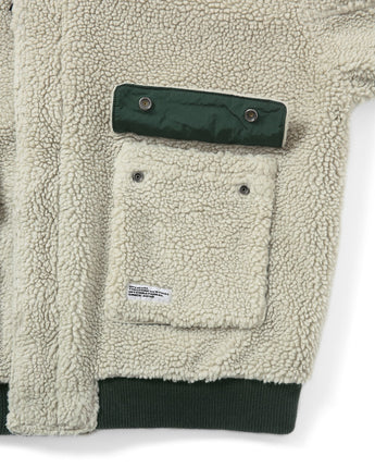 [THISISNEVERTHAT] 23F/W Reversible Sherpa Jacket Green - コクモト KOCUMOTO