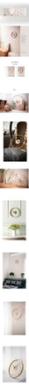 [ticktok studio] 30cm glass tree cross clock hands Interior Wall clock 2色 ガラスの木の壁時計 韓国の人気 ホームデコ 贈り物 - コクモト KOCUMOTO