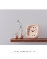 [ticktok studio] Emotional Nordic Wood Point Noiseless Wall Clock 3色 ガラスの木の壁時計 韓国の人気 ホームデコ 贈り物 - コクモト KOCUMOTO
