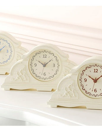 [ticktok studio] Glory1 Antique Noiseless Table Clock 3色 高級時計 デザイン小道具 贈り物 - コクモト KOCUMOTO