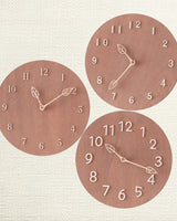 [ticktok studio] Leaf Brown Handmade Collection Interior Wall clock 3種 韓国の人気 ホームデコ 贈り物 - コクモト KOCUMOTO