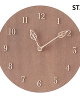 [ticktok studio] Leaf Brown Handmade Collection Interior Wall clock 3種 韓国の人気 ホームデコ 贈り物 - コクモト KOCUMOTO