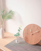 [ticktok studio] Leaf Brown Handmade Collection Interior Wall clock 3種 韓国の人気 ホームデコ 贈り物 - コクモト KOCUMOTO