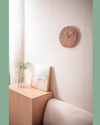 [ticktok studio] Leaf Brown Handmade Collection Interior Wall clock 3種 韓国の人気 ホームデコ 贈り物 - コクモト KOCUMOTO