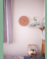 [ticktok studio] Leaf Brown Handmade Collection Interior Wall clock 3種 韓国の人気 ホームデコ 贈り物 - コクモト KOCUMOTO