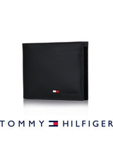 [Tommy Hilfiger] Black Men's Wallet (22x060) WT14 男性財布 贈り物 半財布 カード財布 学生財布 - コクモト KOCUMOTO