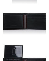 [Tommy Hilfiger] Black Men's Wallet (22x060) WT14 男性財布 贈り物 半財布 カード財布 学生財布 - コクモト KOCUMOTO