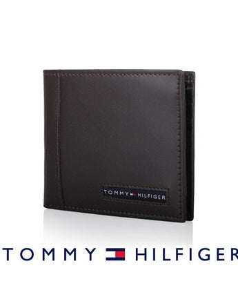 [Tommy Hilfiger] BROWN Men's Wallet (22x063) WT02 男性財布 贈り物 半財布 カード財布 学生財布 - コクモト KOCUMOTO