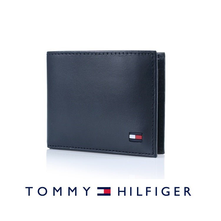 [Tommy Hilfiger] NAVY Men's Wallet (22x046) WT04 男性財布 贈り物 半財布 カード財布 学生財布 - コクモト KOCUMOTO