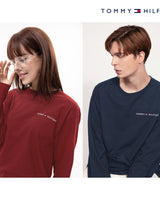 [Tommy Hilfiger] Premium Lettering Long Sleeve T-shirt 2色 新商品 男女共用 韓国人気 韓国ファッション カップルアイテム - コクモト KOCUMOTO