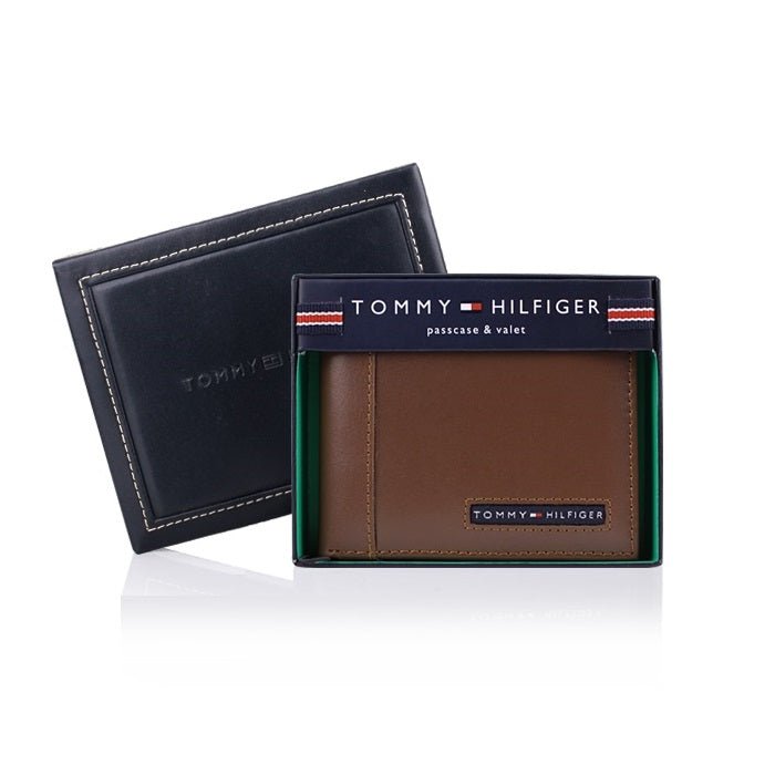 [Tommy Hilfiger] TAN Men's Wallet (22x063) WT26 男性財布 贈り物 半財布 カード財布 学生財布 - コクモト KOCUMOTO