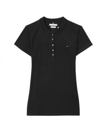 [Tommy Hilfiger] Woman Classic Slim Fit Short Sleeve Polo T-shirt 3色 新商品 女性服 韓国人気 韓国ファッション 夏のファッション - コクモト KOCUMOTO