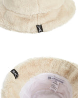 [VARZAR] FUR LOGO POINT BUCKET HAT_3色 - コクモト KOCUMOTO