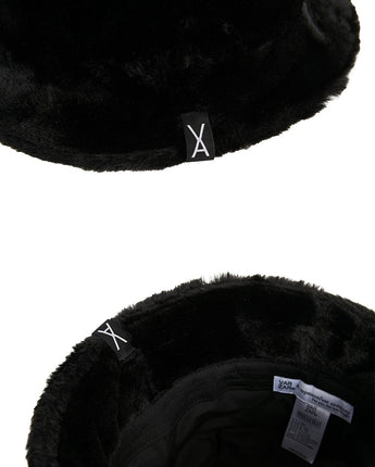 [VARZAR] FUR LOGO POINT BUCKET HAT_3色 - コクモト KOCUMOTO