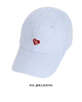 [VARZAR] Heart Logo Oxford Over Fit Ball Cap 3色 - コクモト KOCUMOTO