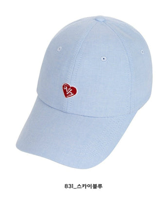 [VARZAR] Heart Logo Oxford Over Fit Ball Cap 3色 - コクモト KOCUMOTO